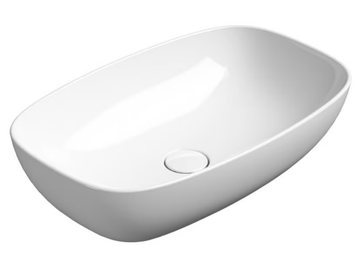NUBES 60X38 - Countertop rectangular ceramic washbasin by GSI ceramica - view 2